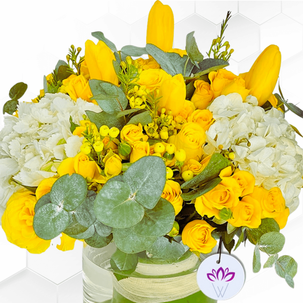 The Contemporary Artwork - Yellow Flowers