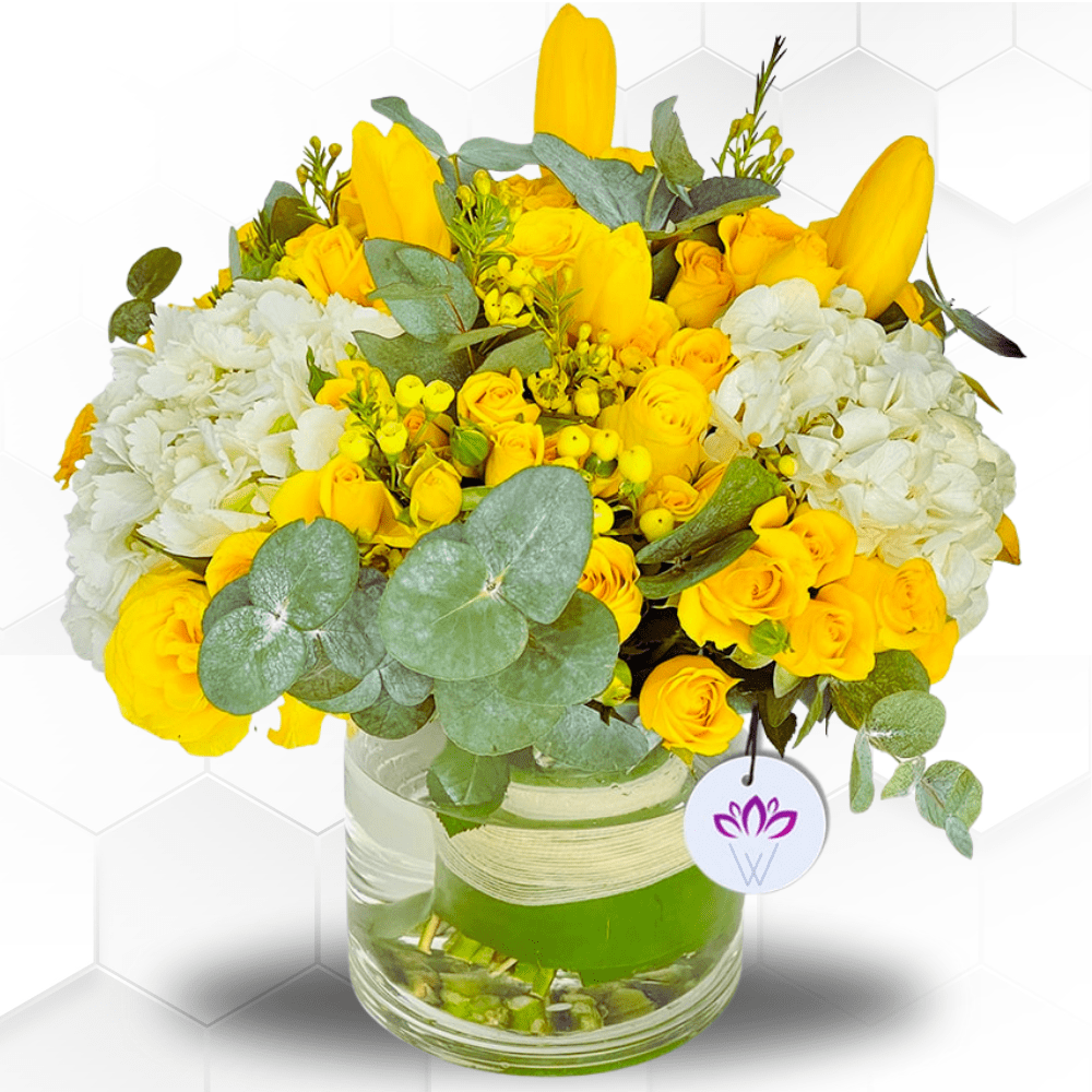 The Contemporary Artwork - Yellow Flowers