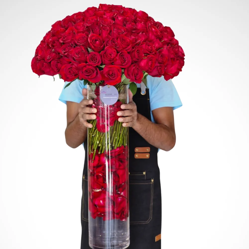 Heartbeats & Hugs - 150 Red Rose