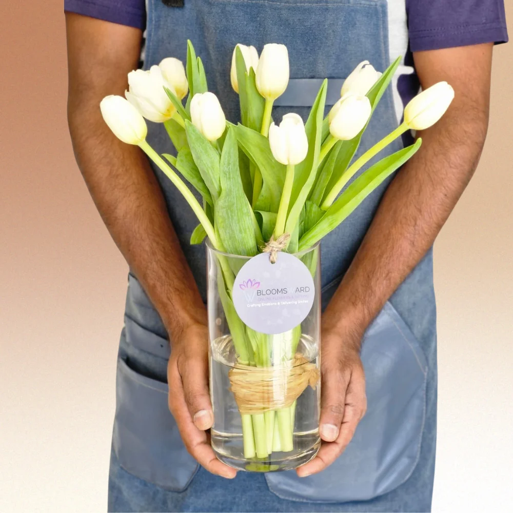 Good times -  10 White tulips