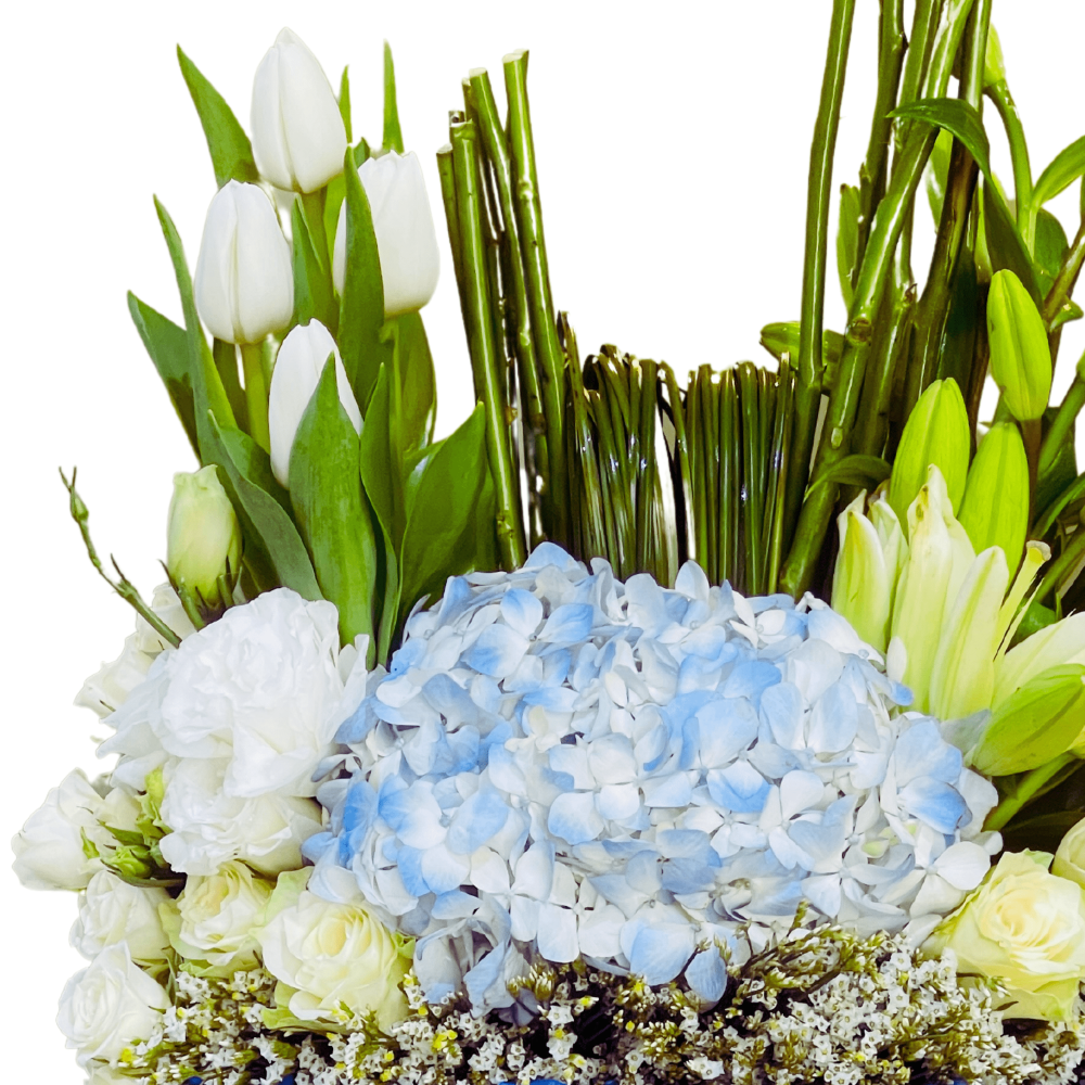 New bundle of Joy - Blue Flowers