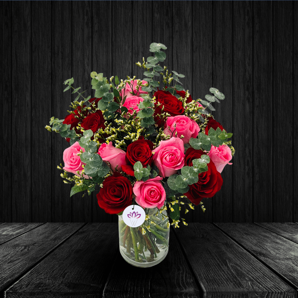 Red & Pink Rose