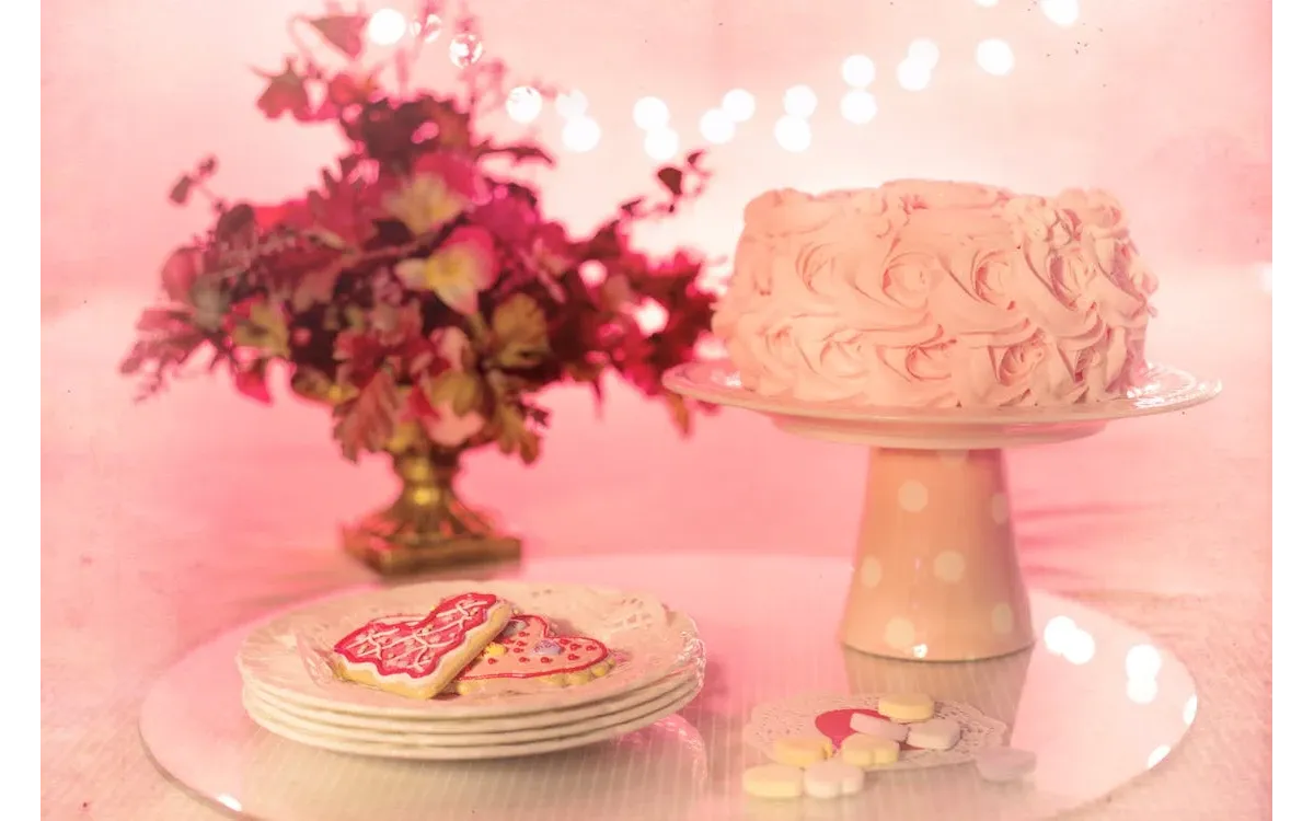 Cake and Flowers